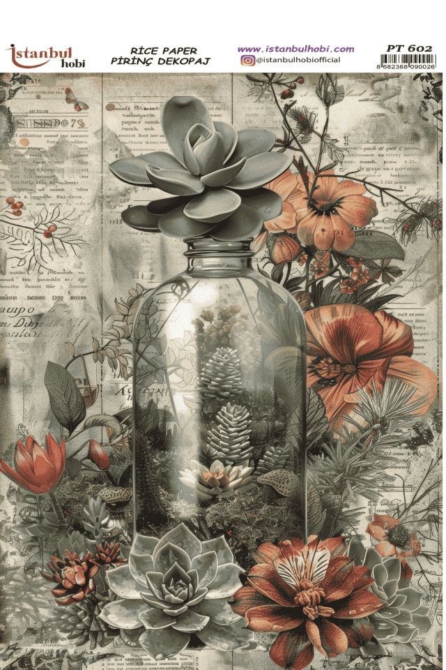 Pirinç Dekopaj PT-602 30x42cm