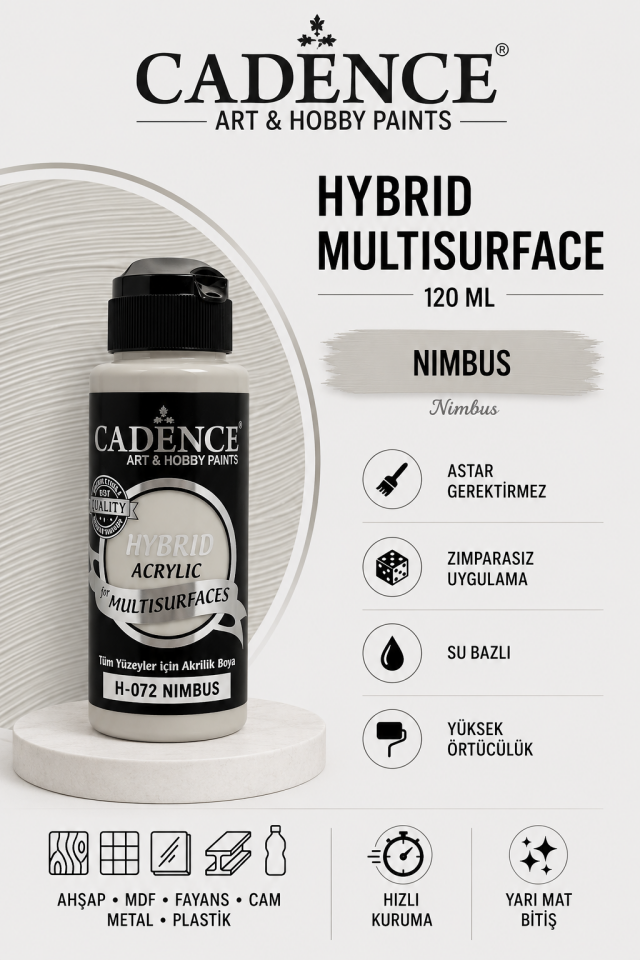 Cadence Hybrid Multisurface H-072 Nimbus 120ml