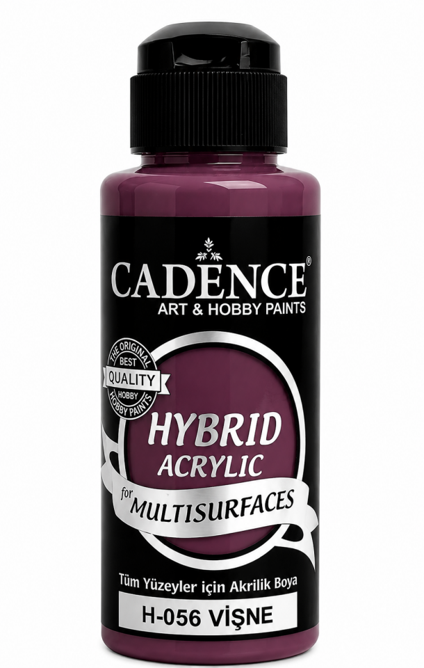 Cadence Hybrid Multisurface H-056 Vişne Akrilik Boya 120ml