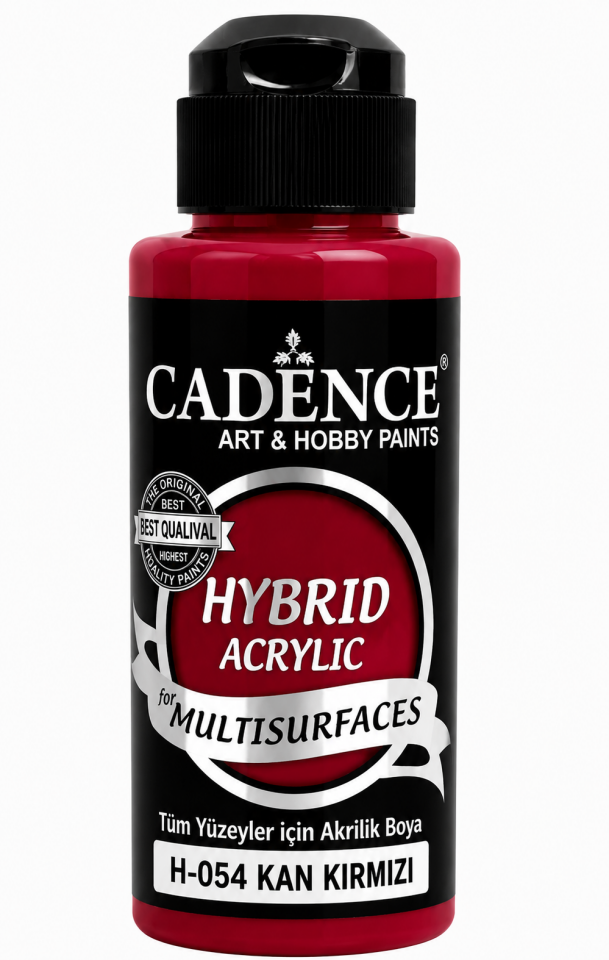 Cadence Hybrid Multisurface H-054 Kan Kırmızı Akrilik Boya 120ml