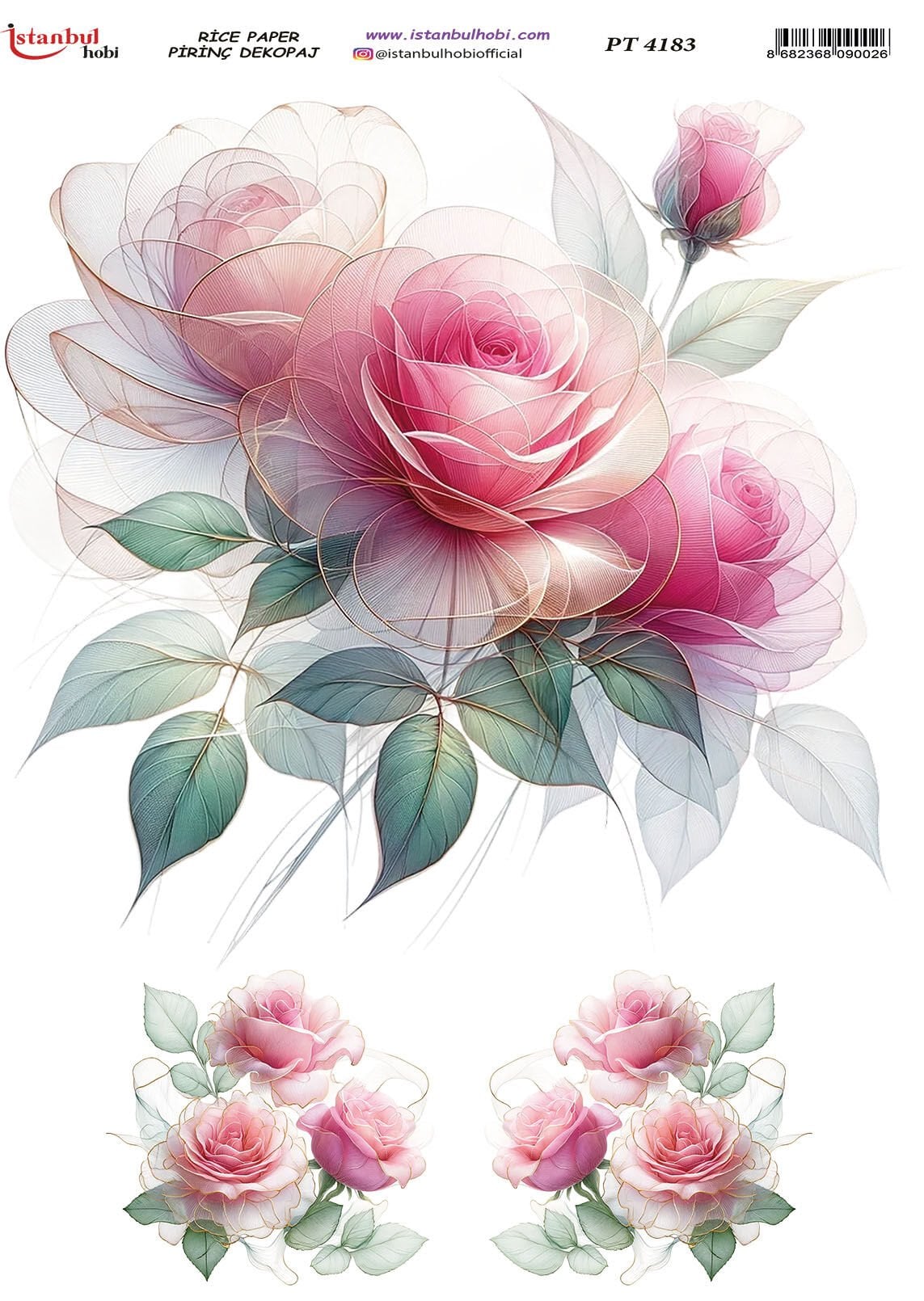 Pirinç Dekopaj PT-4183 30x42cm