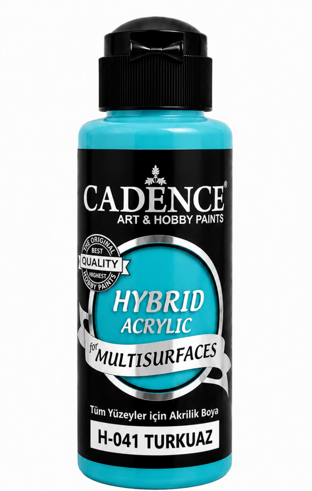 Cadence Hybrid Multisurface H-041 Turkuaz Akrilik Boya 120ml