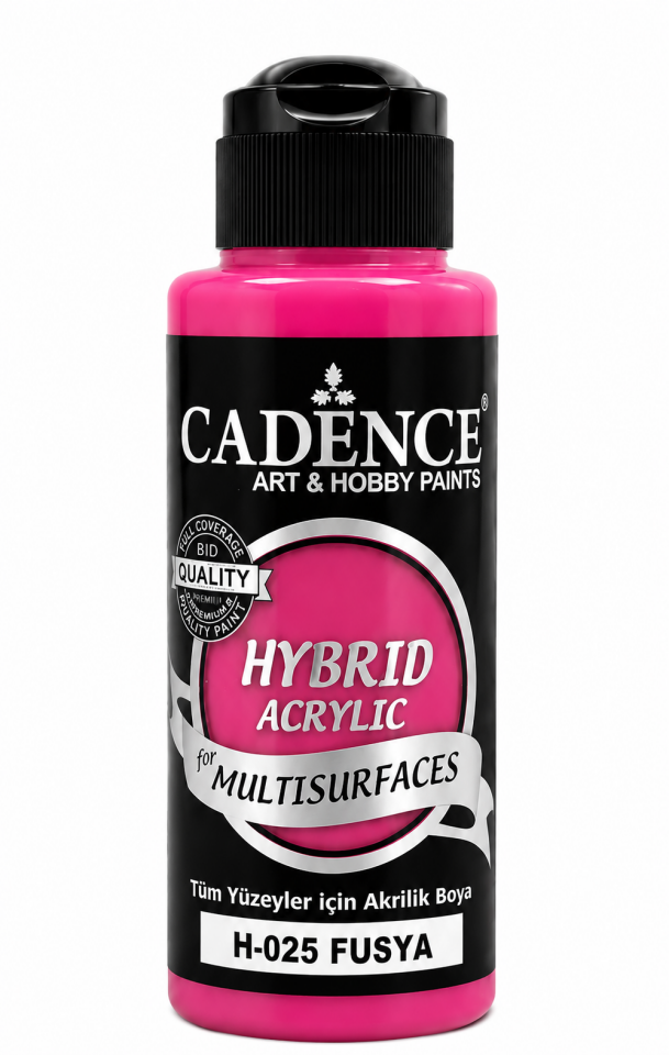 Cadence Hybrid Multisurface H-025 Fuşya Akrilik Boya 120ml