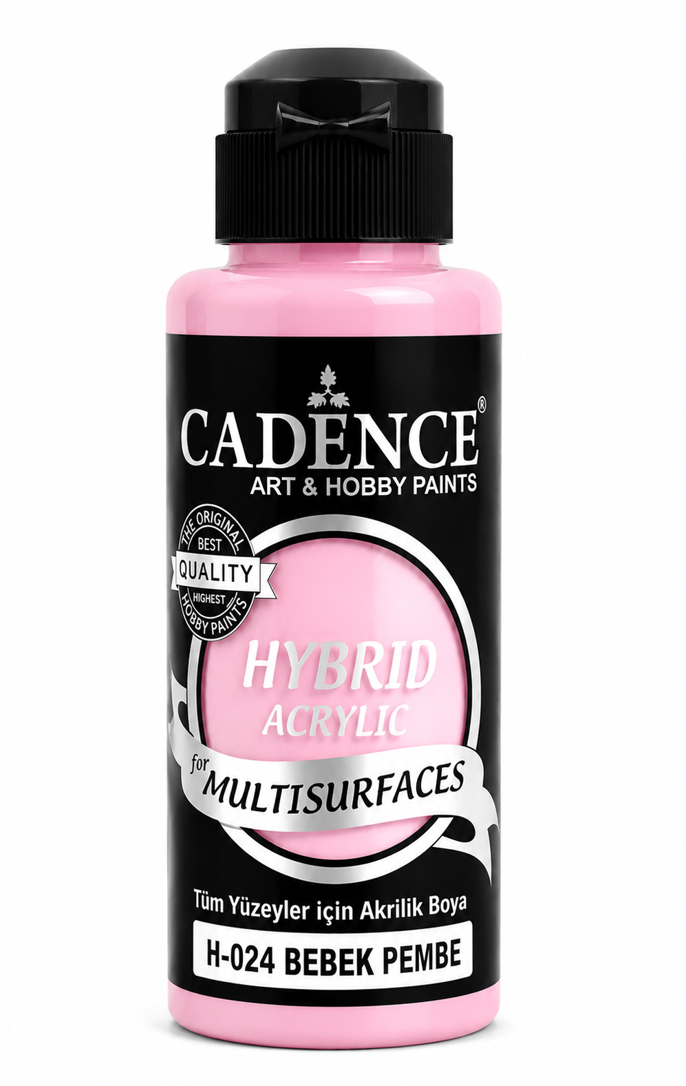 Cadence Hybrid Multisurface H-024 Bebek Pembe Akrilik Boya 120ml
