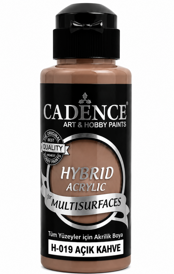 Cadence Hybrid Multisurface H-019 Açık Kahve Akrilik Boya 120ml