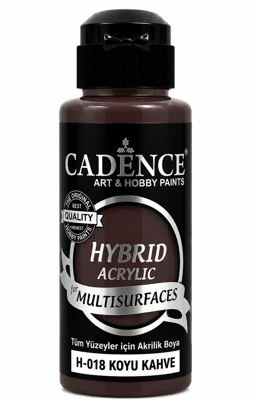 Cadence Hybrid Multisurface H-018 Koyu Kahve Akrilik Boya 120ml