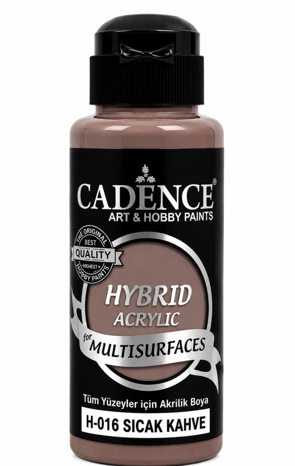 Cadence Hybrid Multisurface H-016 Sıcak Kahve Akrilik Boya 120ML