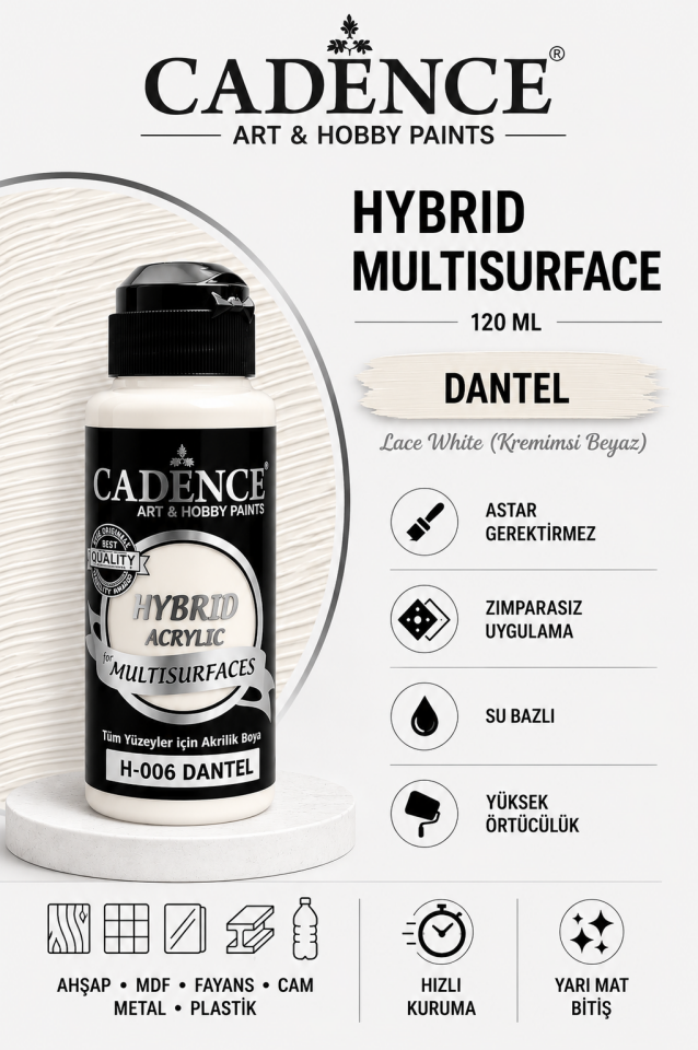 Cadence Hybrid Multisurface H-006 Dantel 120ml