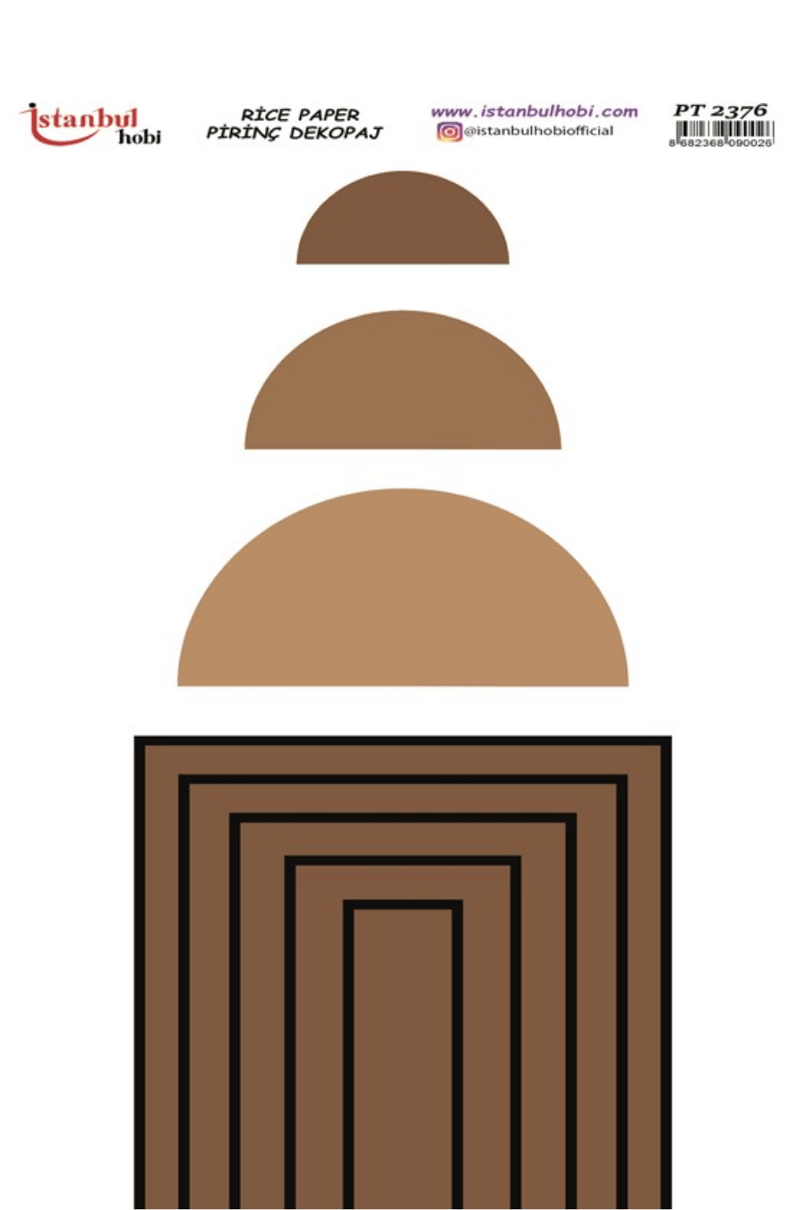Pirinç Dekopaj Boho Serisi PT-2376