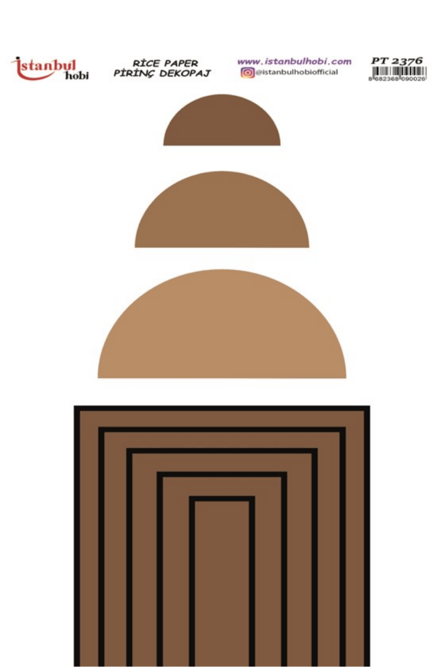 Pirinç Dekopaj Boho Serisi PT-2376