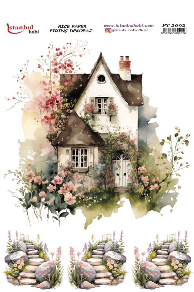 Pirinç Dekopaj Manzara PT-2092 30x42cm