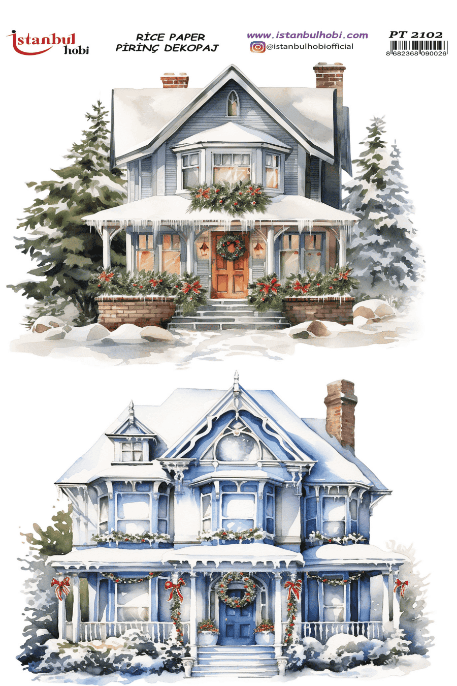 Pirinç Dekopaj Manzara PT-2102 30x42cm