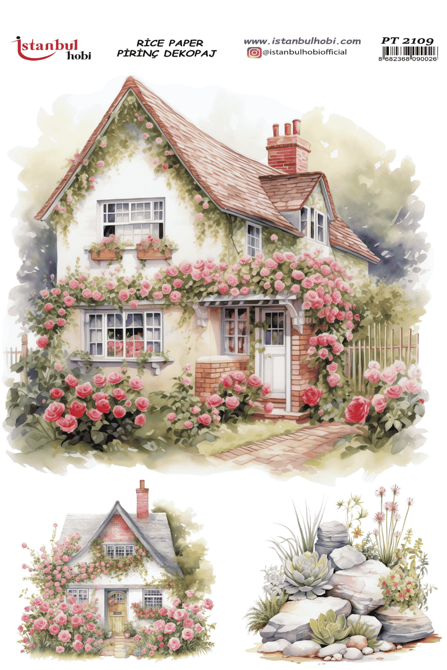 Pirinç Dekopaj Manzara PT-2109 30x42cm