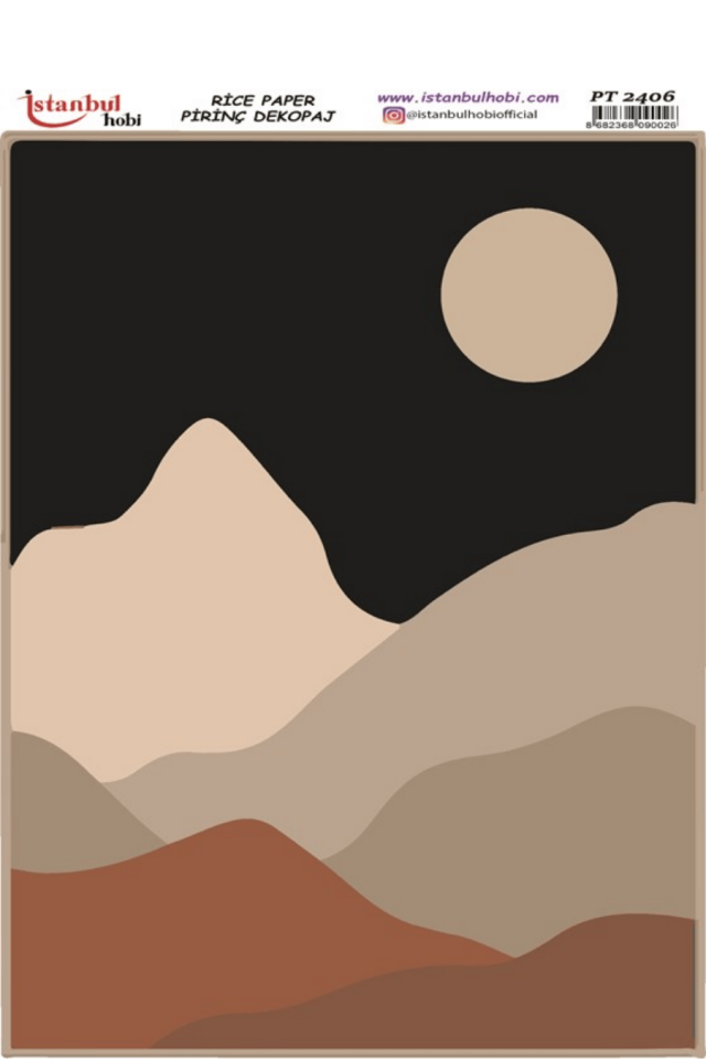 Pirinç Dekopaj Boho Serisi PT-2406