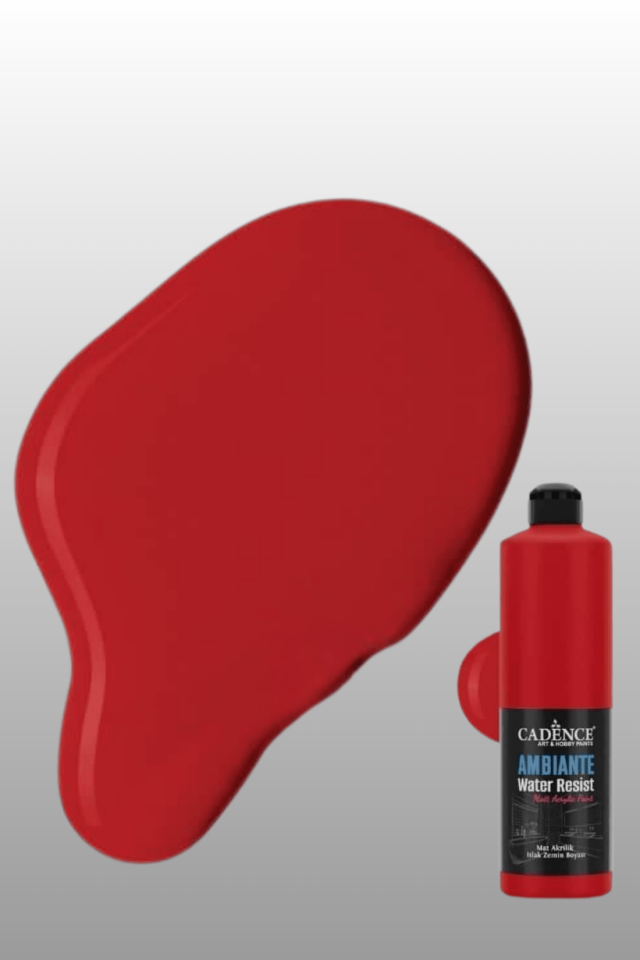 Kırmızı Ambiante Islak Zemin Boyası 250ml+10ml Katalizör
