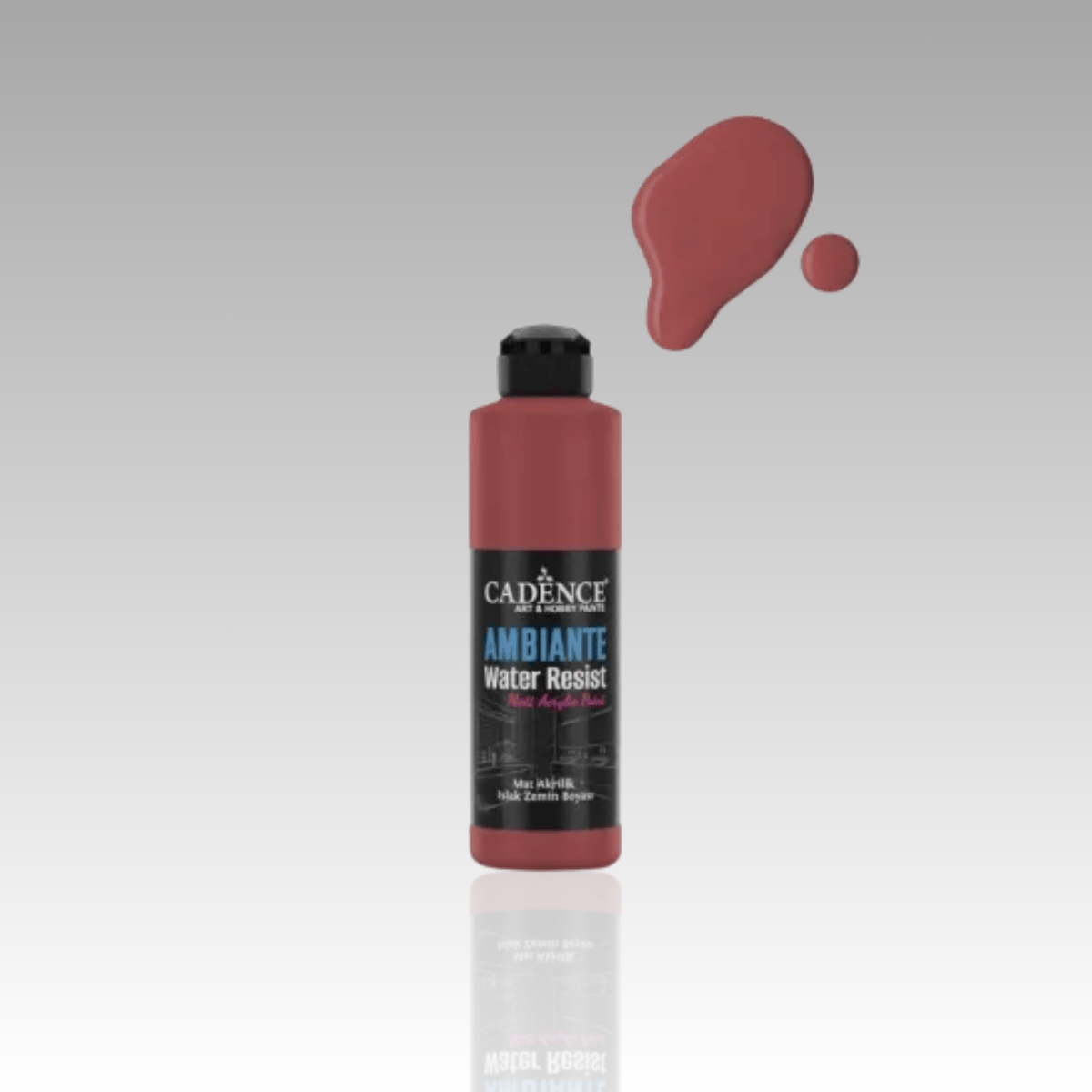 Mercan Kırmızı Ambiante Islak Zemin Boyası 250ml+10ml Katalizör