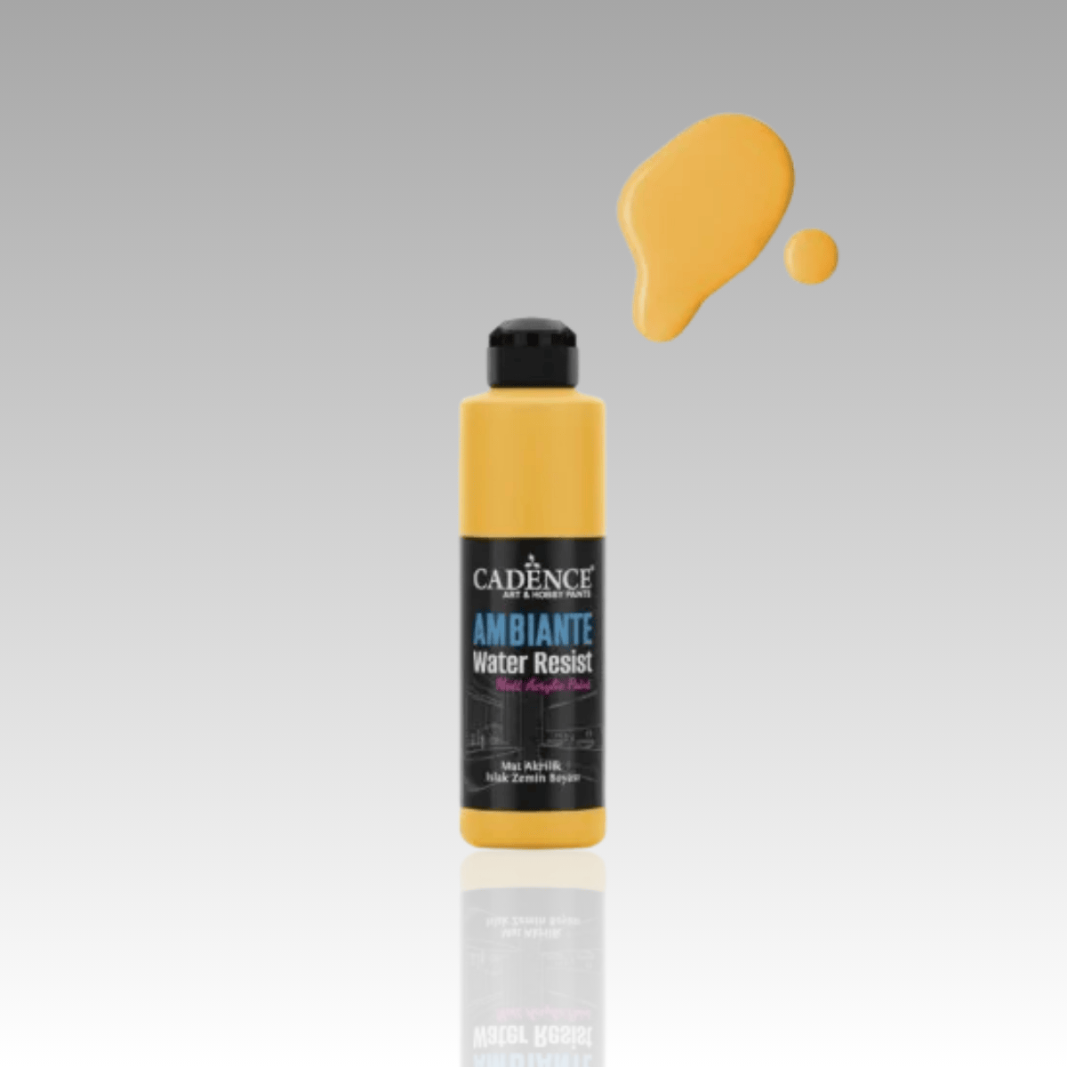Güneş Sarı Ambiante Islak Zemin Boyası 250ml+10ml Katalizör
