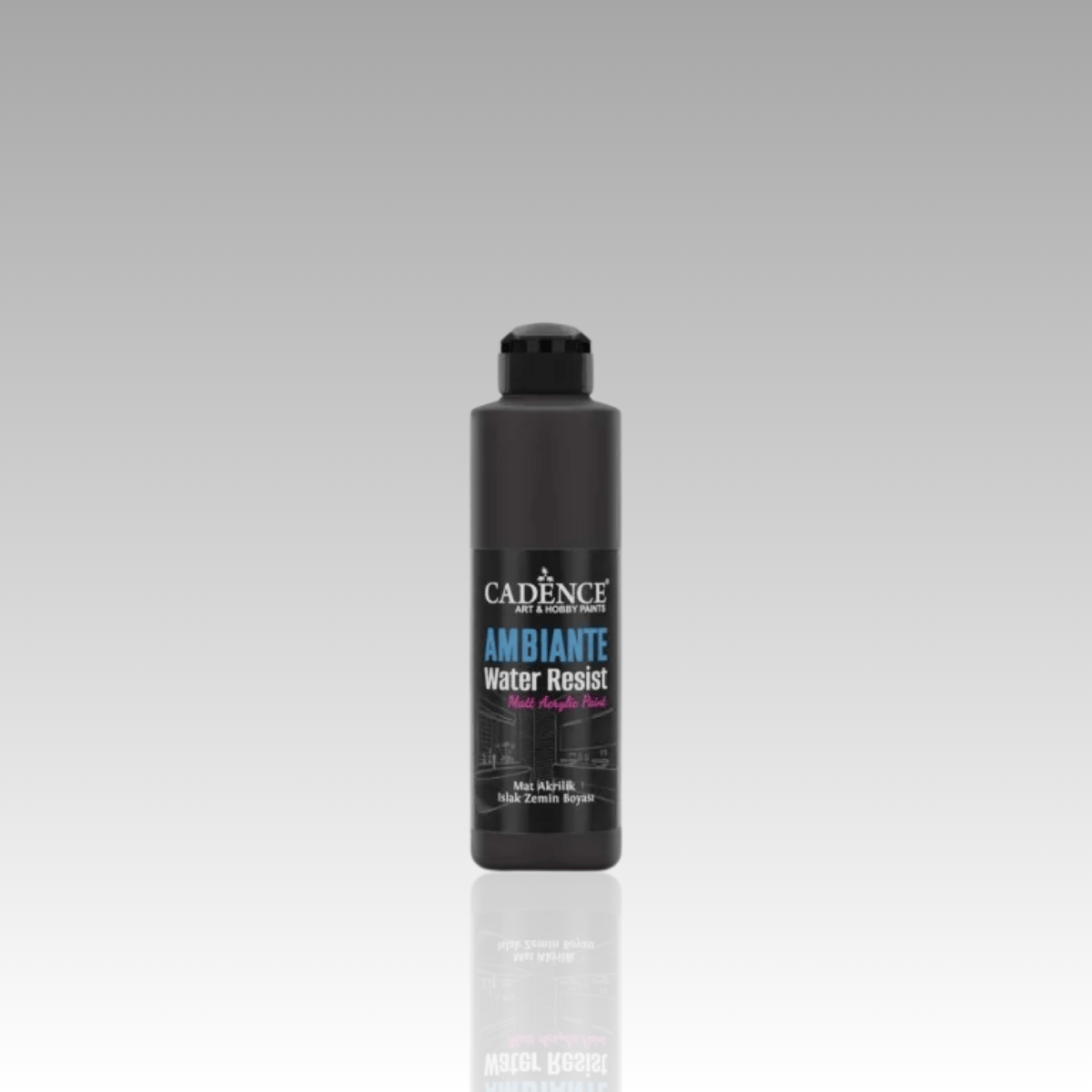 Siyah Ambiante Islak Zemin Boyası 250ml+10ml Katalizör