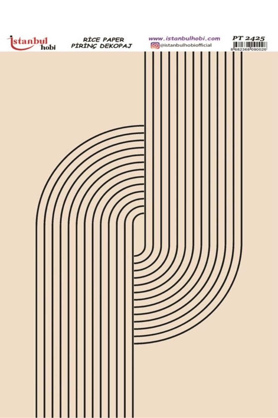 Pirinç Dekopaj Boho Serisi PT-2425