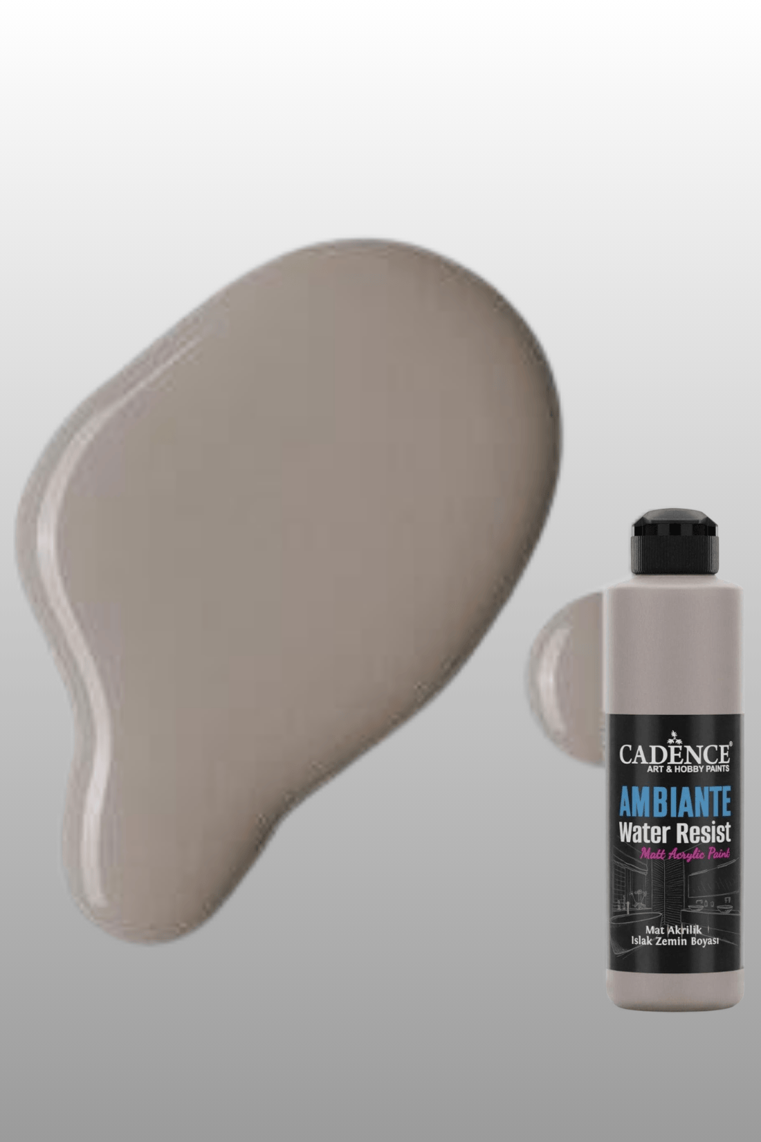 Vizon Gri Ambiante Islak Zemin Boyası 250ml+10ml Katalizör