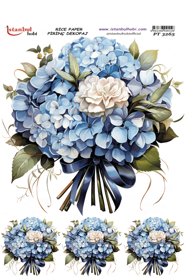 Pirinç Dekopaj Çiçekli PT-3265 30x42cm