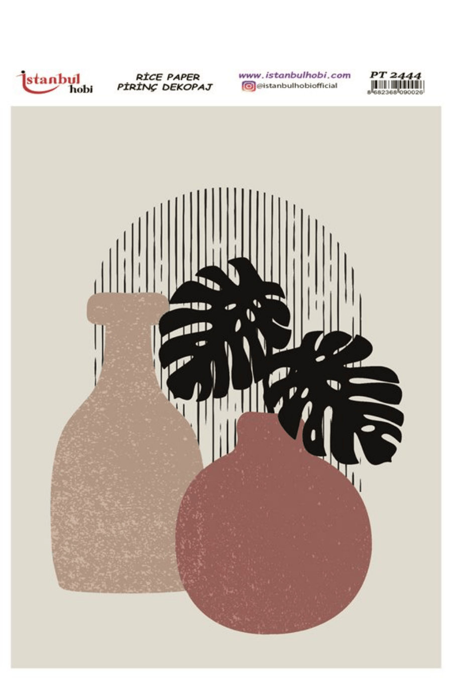 Pirinç Dekopaj Boho PT-2444 30x42cm
