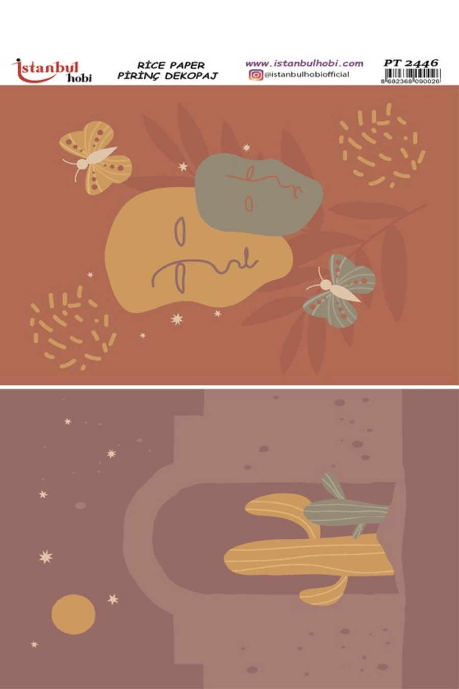 Pirinç Dekopaj Boho Serisi PT-2446