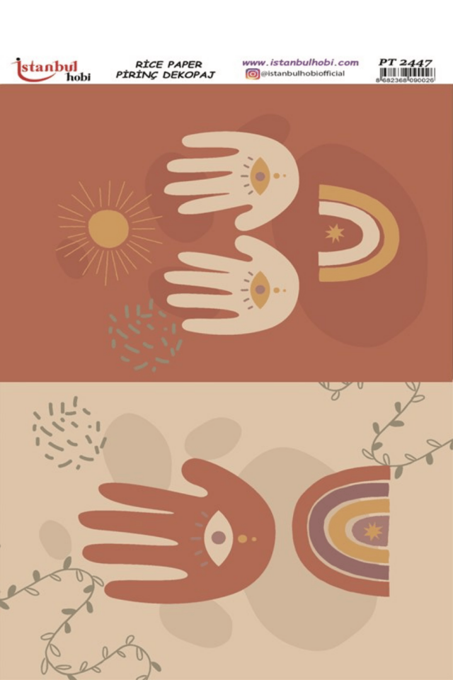 Pirinç Dekopaj Boho Serisi PT-2447