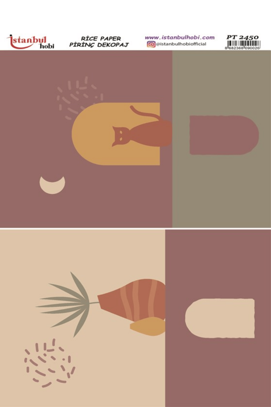 Pirinç Dekopaj Boho Serisi PT-2450
