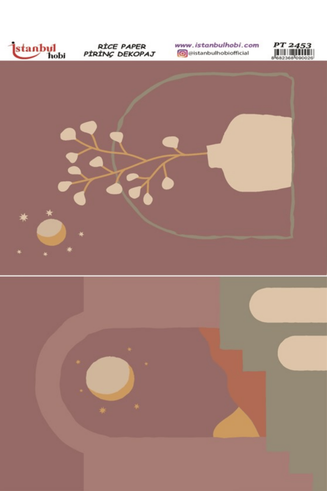 Pirinç Dekopaj Boho Serisi PT-2453