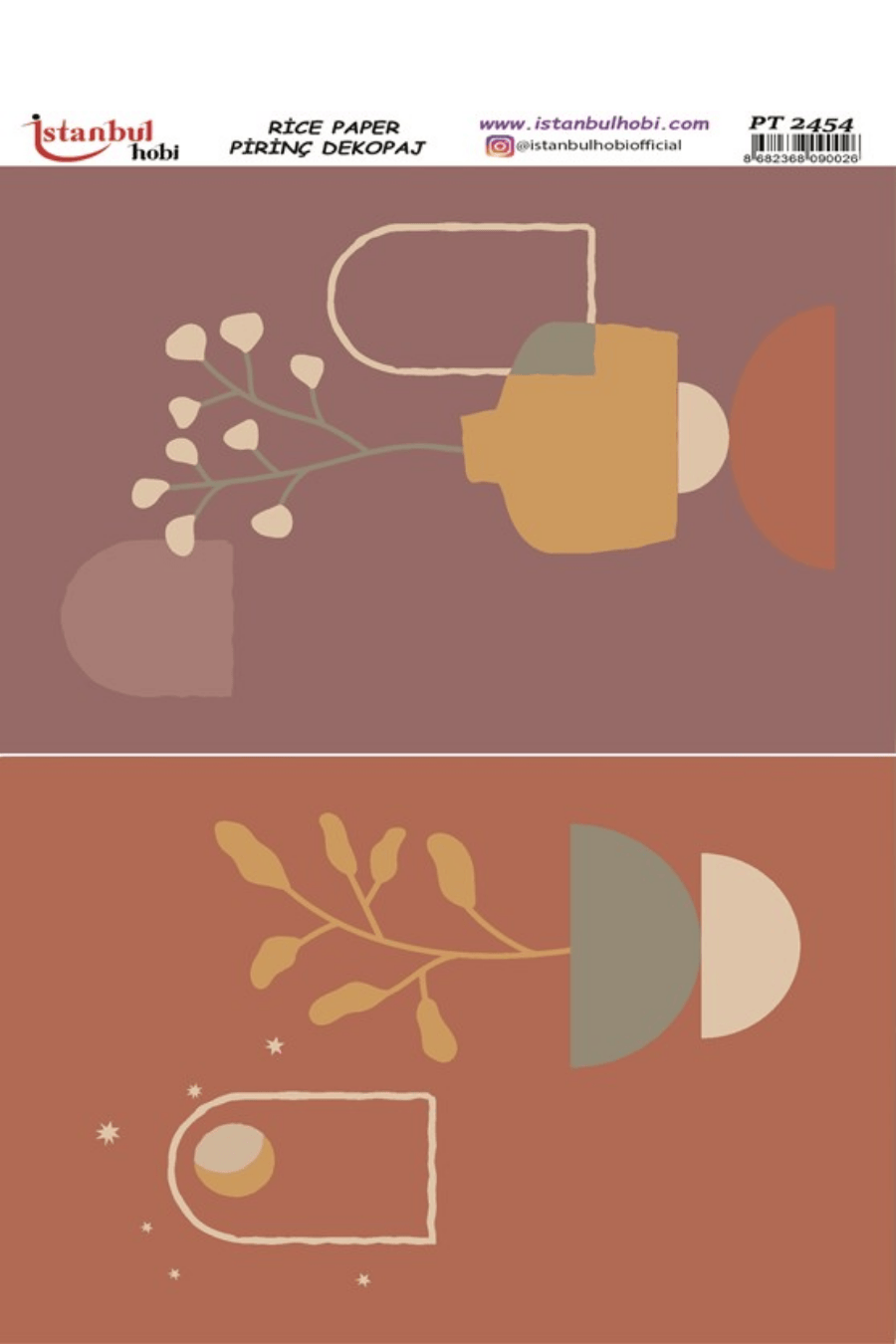 Pirinç Dekopaj Boho Serisi PT-2454