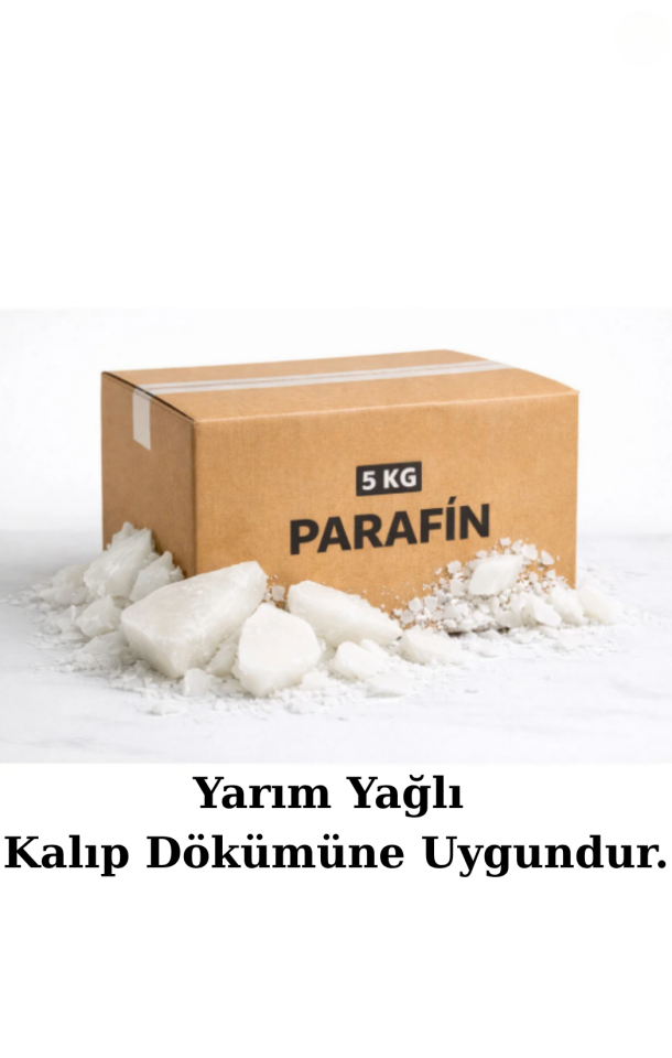 5 KG Yarım Yağlı Blok Parafin