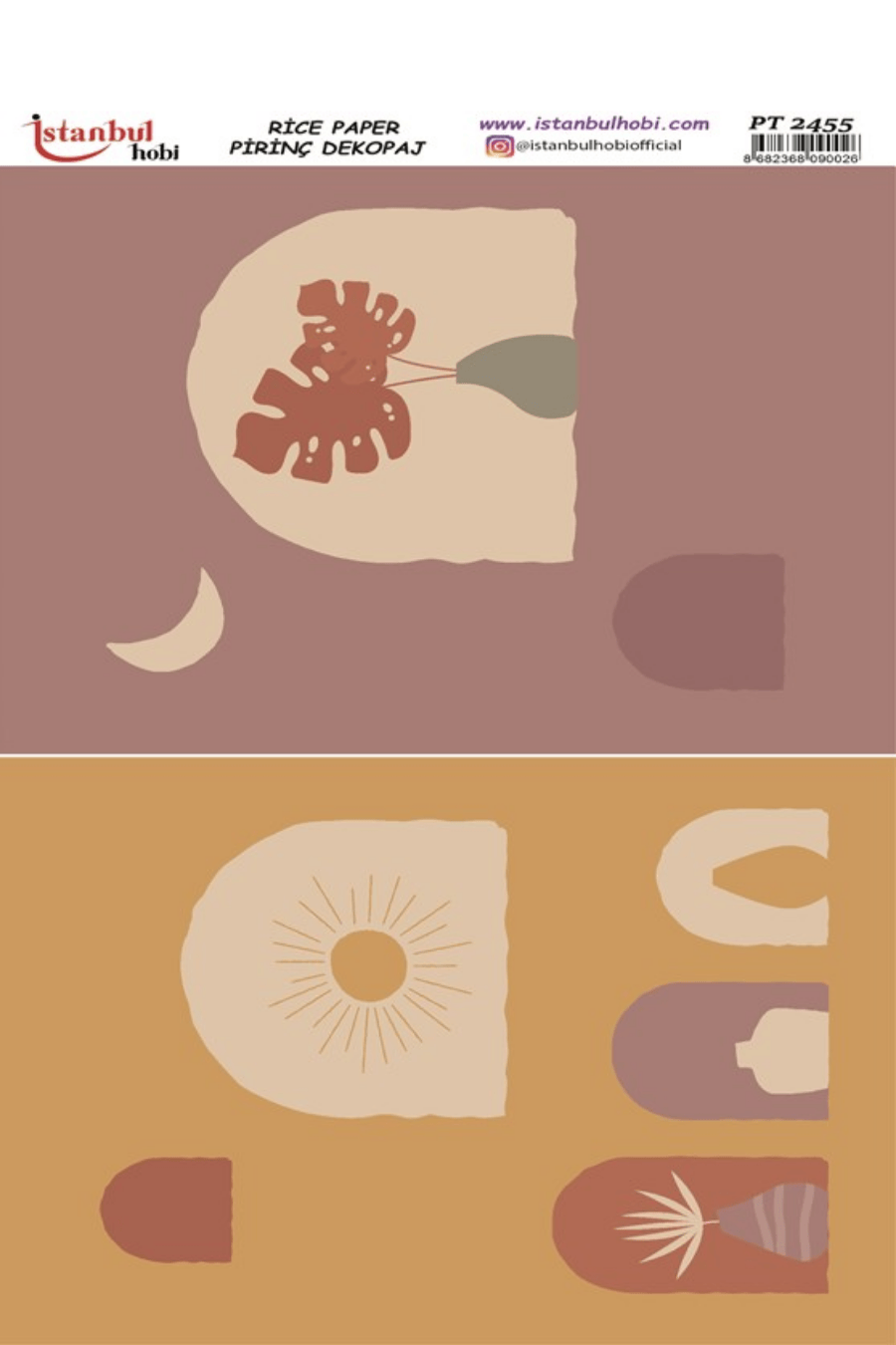 Pirinç Dekopaj Boho Serisi PT-2455