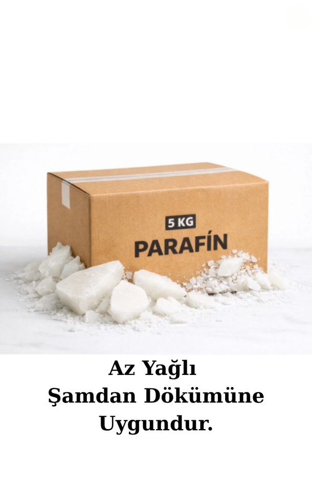 5 KG Az Yağlı Blok Parafin