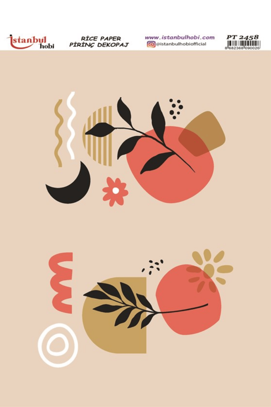 Pirinç Dekopaj Boho Serisi PT-2458