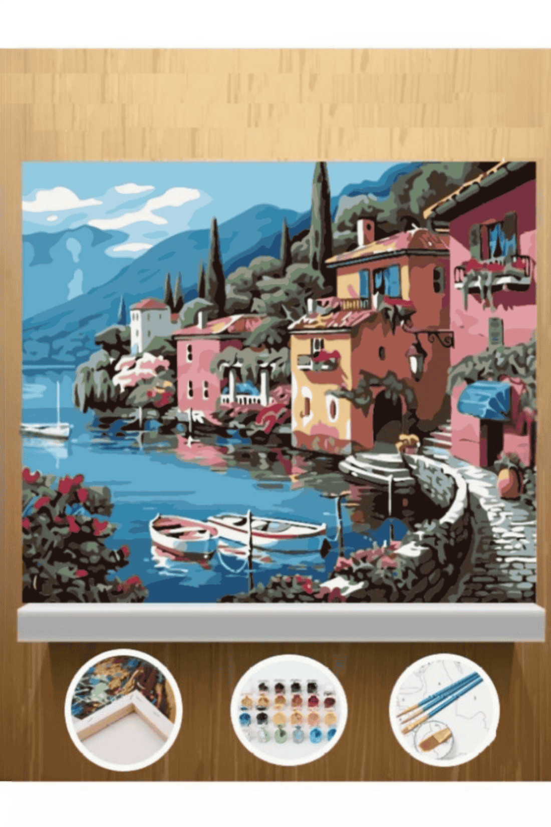 Deniz Manzarası  Sayılarla Boyama Seti 40*50cm