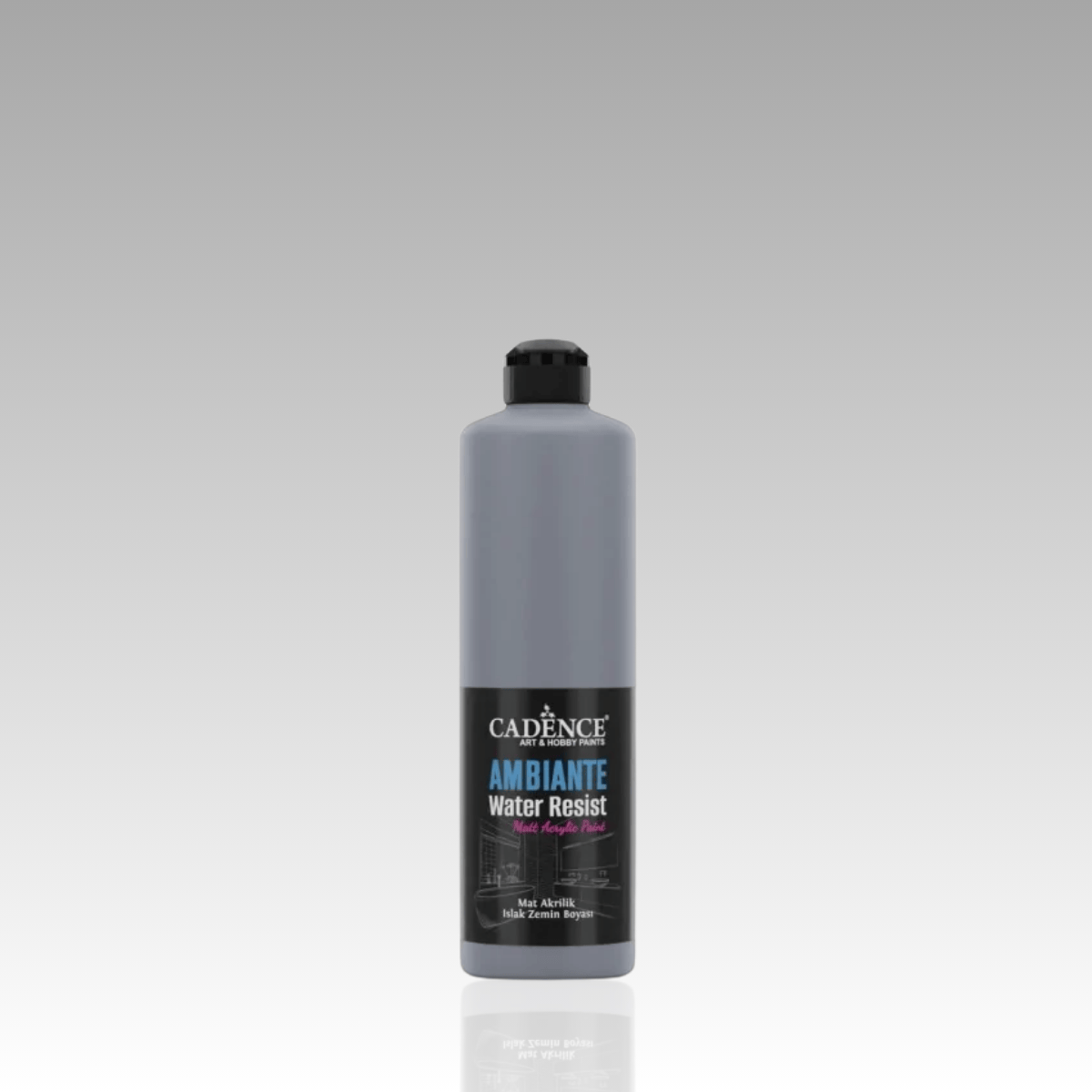 Koyu Gri Ambiante Islak Zemin Boyası 500ml+20ml Katalizör
