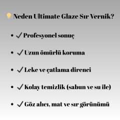 Ultimate Glaze Kalın Sır Vernik Mat 2lt