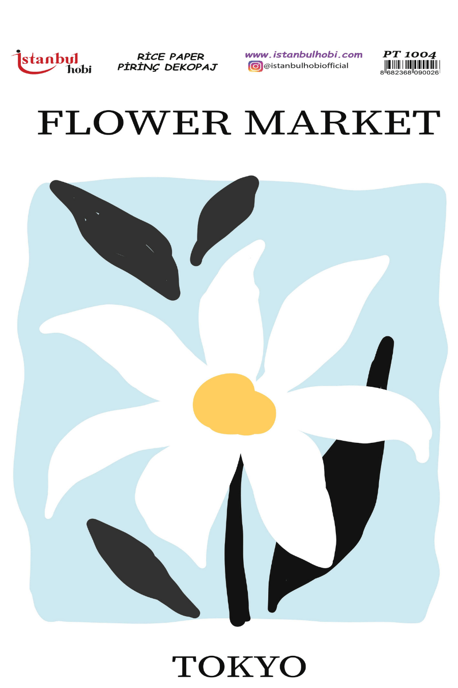 Pirinç Dekopaj Flowers Market Desen Serisi PT-1004