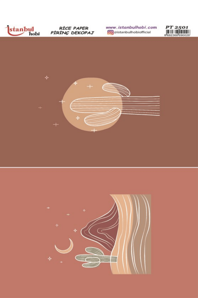Pirinç Dekopaj Boho Serisi PT-2501