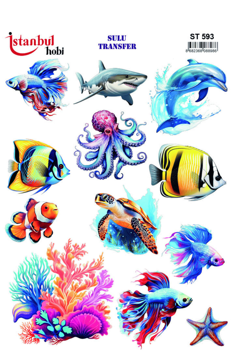 Sulu Transfer Denizcilik ve Deniz Canlıları Seri ST593