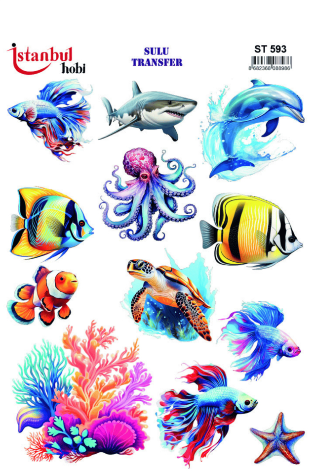 Sulu Transfer Denizcilik ve Deniz Canlıları Seri ST593