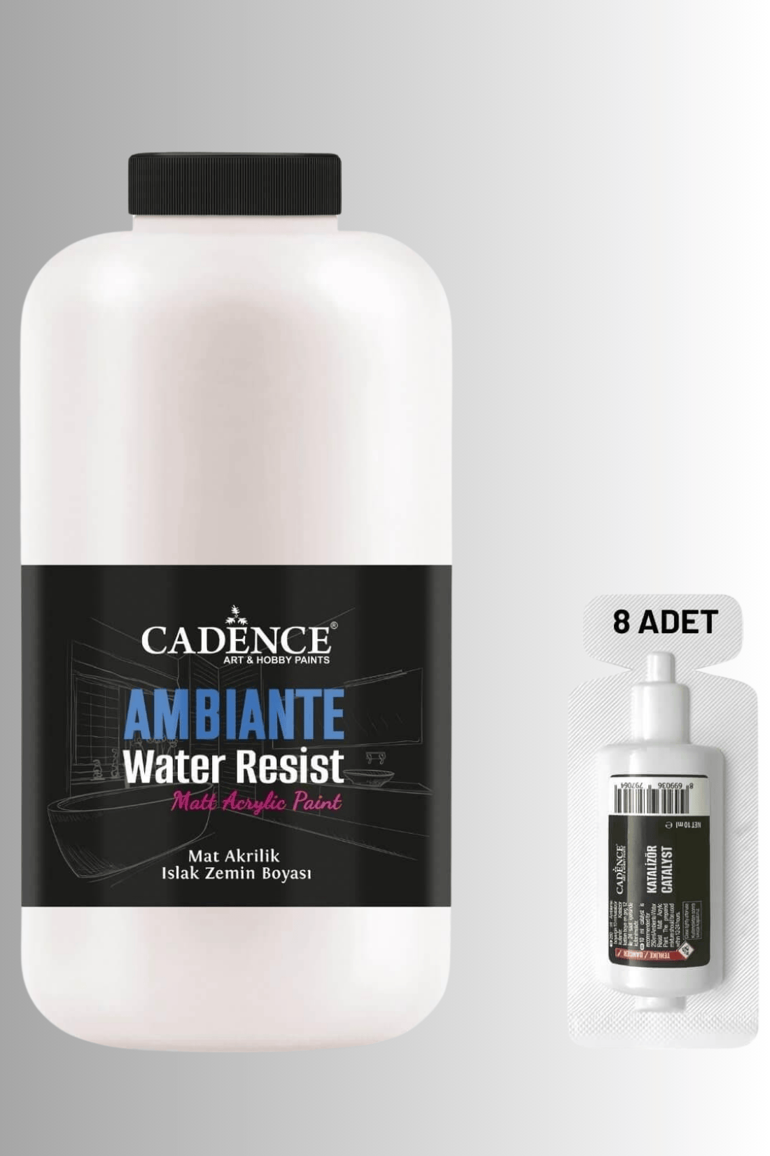 Antik Beyaz Ambiante Islak Zemin Boyası 2lt + 80gr Katalizör