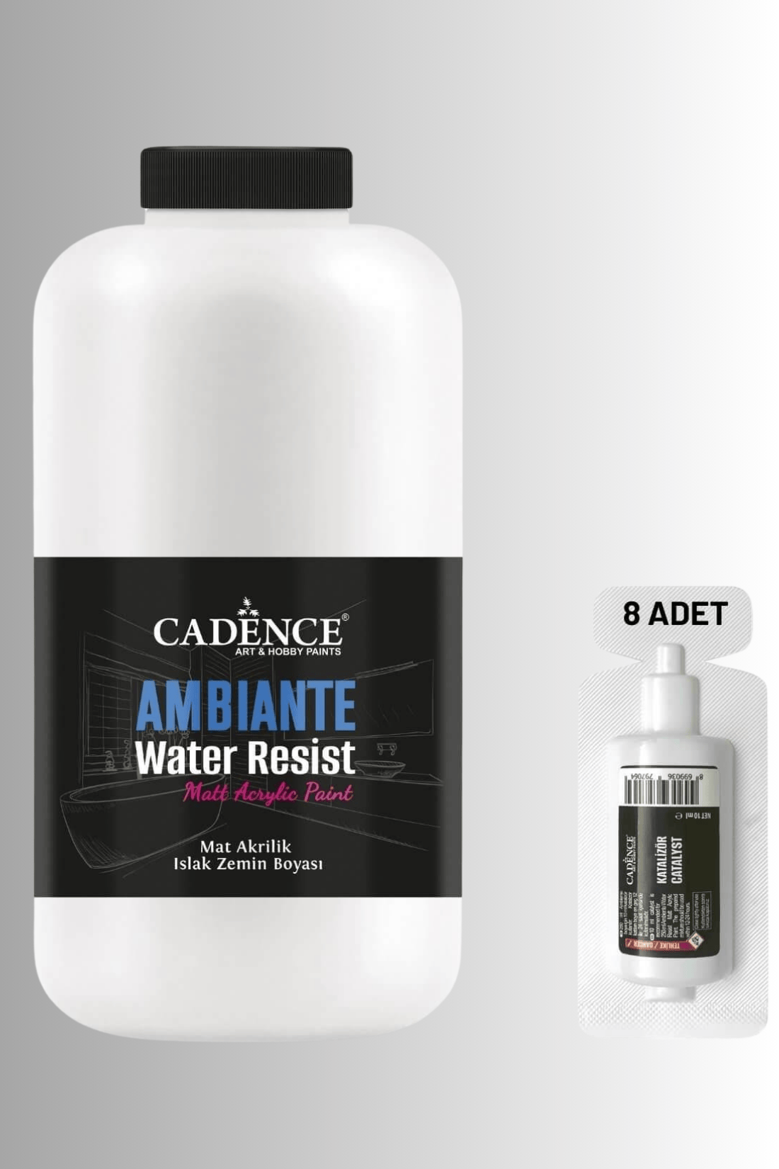 Eskimiş Beyaz Ambiante Islak Zemin Boyası 2lt + 80gr Katalizör