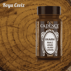 Koyu Ceviz Renkli Su Bazlı Parlak Vernik 90ml