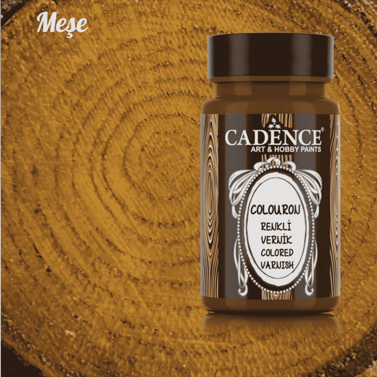 Meşe Renkli  Parlak Vernik 90ml