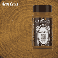 Açık Ceviz Renkli Su Bazlı Parlak Vernik 90ml