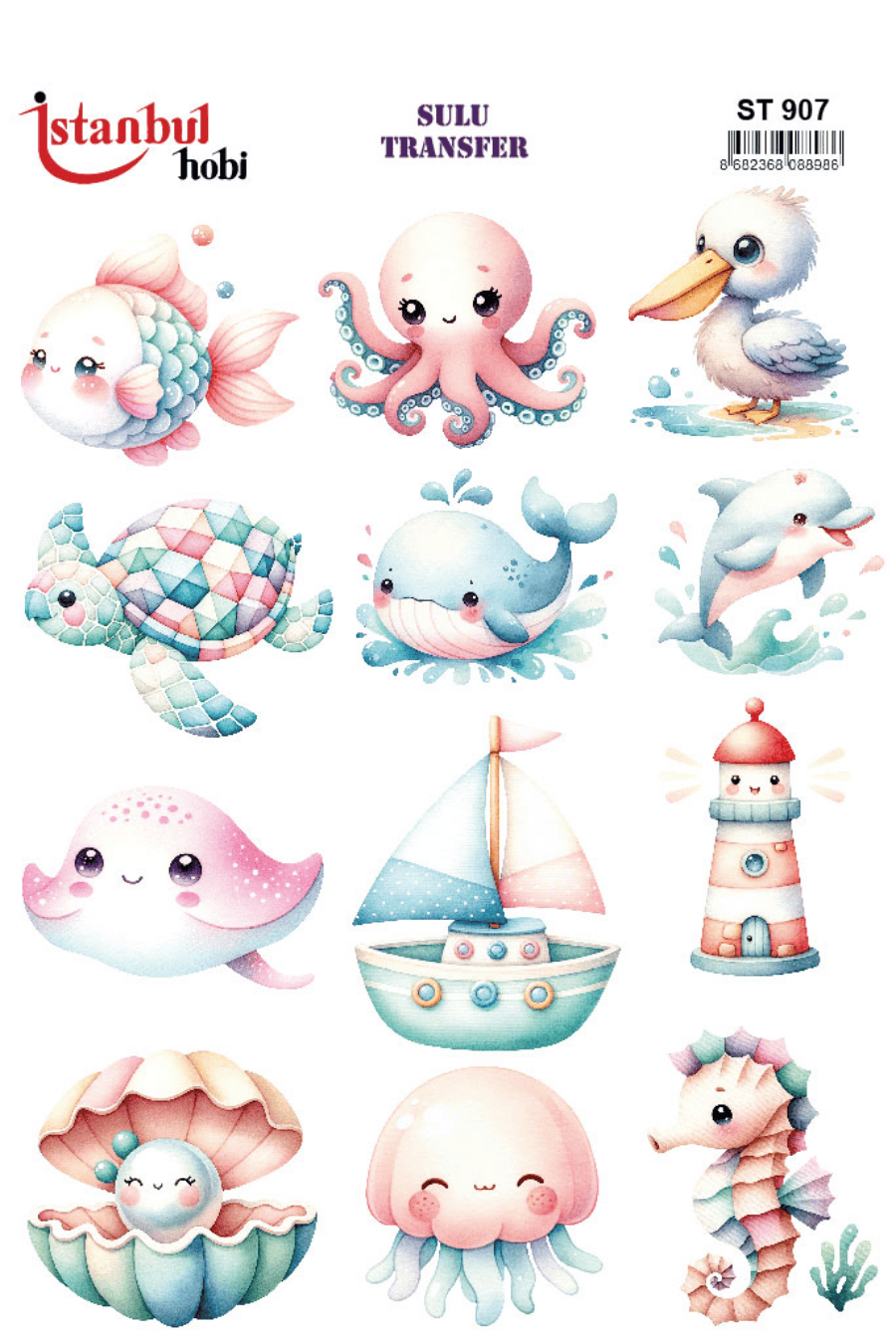 Sulu Transfer Denizcilik ve Deniz Canlıları Seri ST907