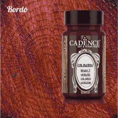 Bordo Renkli Su Bazlı Parlak Vernik 90ml