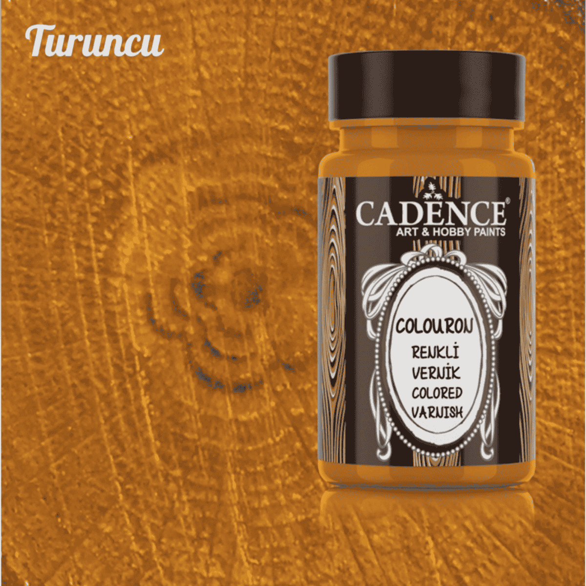 Turuncu Renkli Su Bazlı Parlak Vernik 90ml